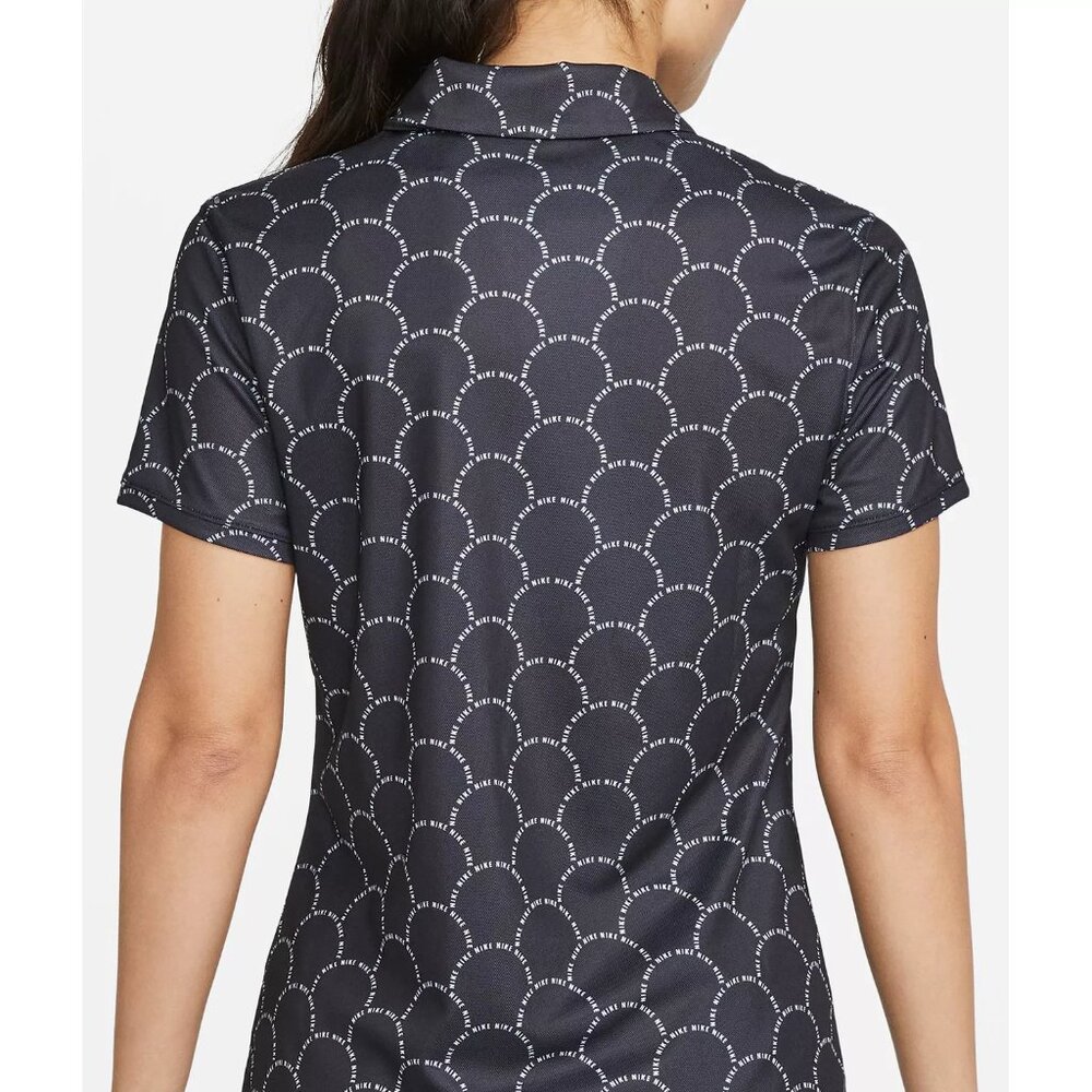 NWT New Nike Women's Small S Dri-FIT Victory Short Sleeve Printed Golf Polo Top - Picture 2 of 6